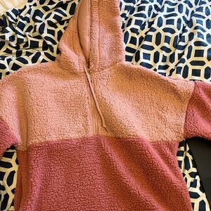 Pink zip up